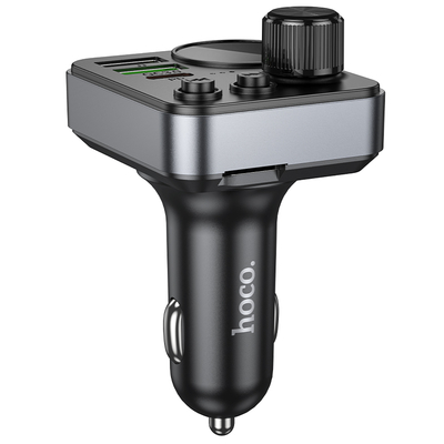Bluetooth FM Transmitter Hoco E86 Alegria 48W με 2xUSB-A και 1xUSB-C BT 5.4 Υποστηρίζει και Αναπαραγωγή απο TF Card