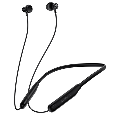 Bluetooth Hands Free Acefast N9 Neckband v6.0 200mAh 32Hrs Αναπαραγωγής IPX4 Μαύρα