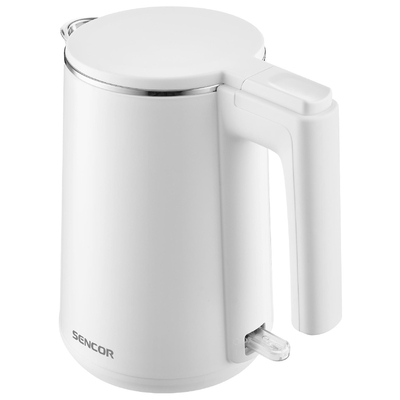 Βραστήρας Sencor SWK 0155WK 1 lt 1500 W με Αφαιρούμενο και Πλενόμενο Φίλτρο Κατά των Αλάτων Λευκό