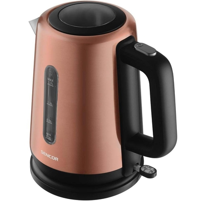 Βραστήρας Sencor SWK 1752CO Premium 360° STRIX 1.7lt 2200W απο Ανοξείδωτο Ατσάλι και Δείκτη Στάθμης Copper