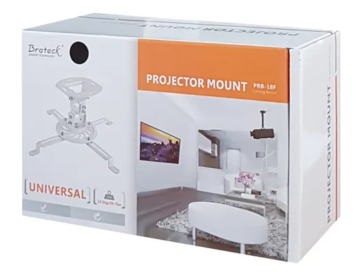 BRATECK Βάση για projectors PRB-18F, οροφής, 360° περιστροφή, έως 13.5kg