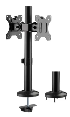 BRATECK βάση γραφείου για 2x οθόνες LDT40-G02, 17-32", έως 8kg