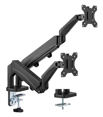 BRATECK βάση γραφείου για 2x οθόνες LDT56-C024, 17-32", έως 9kg