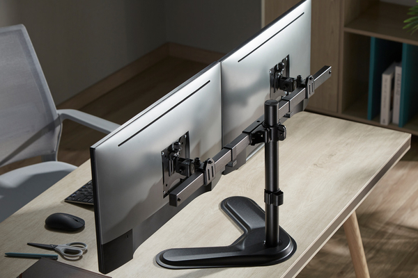 BRATECK βάση γραφείου για 2x οθόνες LDT57-T02, 17-32", έως 9kg