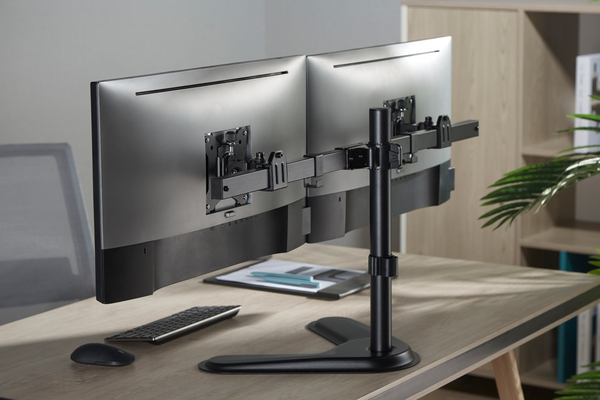 BRATECK βάση γραφείου για 2x οθόνες LDT57-T02, 17-32", έως 9kg