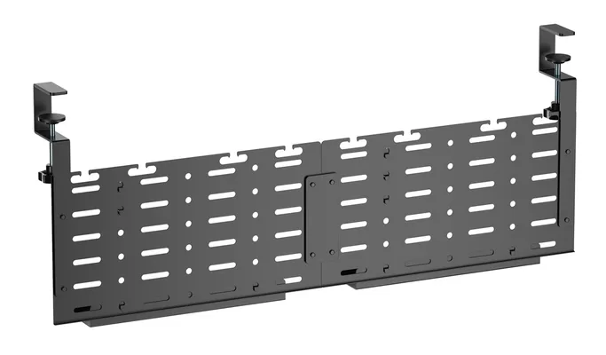 BRATECK cable management γραφείου CC11-20-2, μεταλλικό, 768x63x307mm, μαύρο