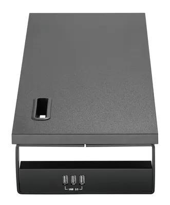 BRATECK επιτραπέζια βάση για οθόνη/laptop STB-118 με 3x USB θύρες, 17-32", έως 20kg, μαύρη