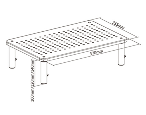 BRATECK επιτραπέζια βάση οθόνης/laptop STB-081, 13-32", έως 20kg