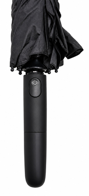 BRUNO ομπρέλα βροχής BRN-0324, σπαστή, αυτόματη, Φ105cm, αντιανεμική, UV προστασία, με θήκη, μαύρη