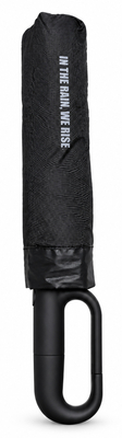 BRUNO ομπρέλα βροχής BRN-0324, σπαστή, αυτόματη, Φ105cm, αντιανεμική, UV προστασία, με θήκη, μαύρη
