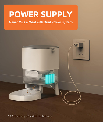 BRUNO smart ταΐστρα κατοικίδιων BRN-0232, 4L, WiFi, λευκή