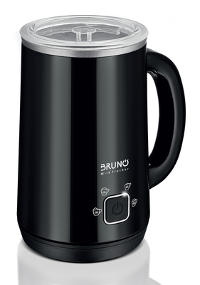 BRUNO συσκευή 4 σε 1 για ζεστό-κρύο αφρόγαλα BRN-0204, 280ml, 500W, ILAG επίστρωση, OTTER controler, μαύρη