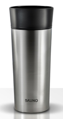 BRUNO θερμός BRN-0068, εργονομικό καπάκι, anti-slip, 360ml, ασημί