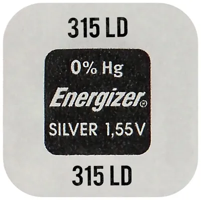 Buttoncell Energizer 315LD SR716SW 1.55V Τεμ. 1