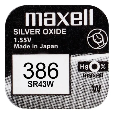 Buttoncell Maxell 386/SR43W/SR43 Τεμ. 1