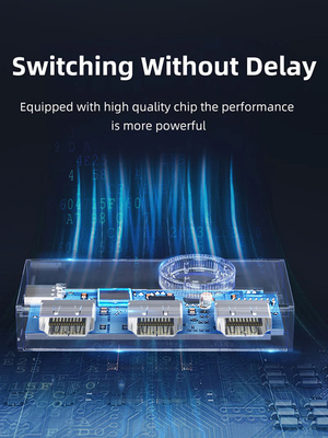 CABLETIME HDMI switch CT-HS8K2-AG, 2 σε 1, 8K/60Hz, 4K/120Hz, γκρι