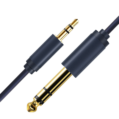 CABLETIME καλώδιο ήχου 3.5mm σε 6.3mm CT-AV321-H11G, 1.8m, μαύρο