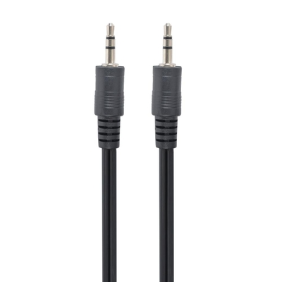 Cablexpert Καλώδιο 3.5mm male - 3.5mm male Μαύρο 5m (CCA-404-5M) (GEMCCA-404-5M)
