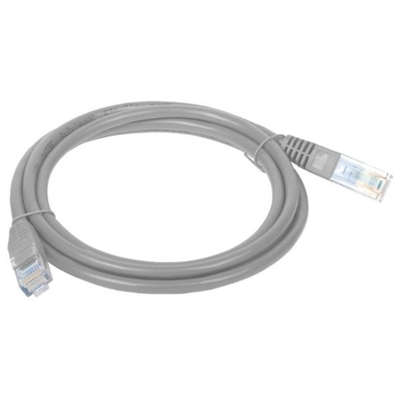 Cablexpert U/UTP Cat.5e Καλώδιο Δικτύου Ethernet 0.25m Γκρι (PP12-0.25M) (GEMPP12-0.25M)