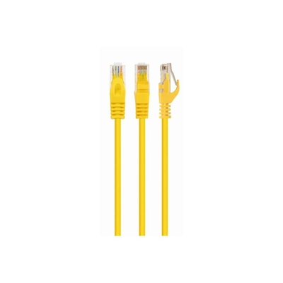 Cablexpert U/UTP Cat.6 Καλώδιο Δικτύου Ethernet 1m Κίτρινο (PP6U-1M/Y) (GEMPP6U-1M-Y)