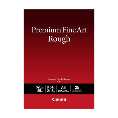 Canon FA-RG1 Photo Paper Premium Fine Art Smooth A3 320gr/m² for Printers Inkjet 25 Sheets (4562C003) (CANFA-RG1A3)