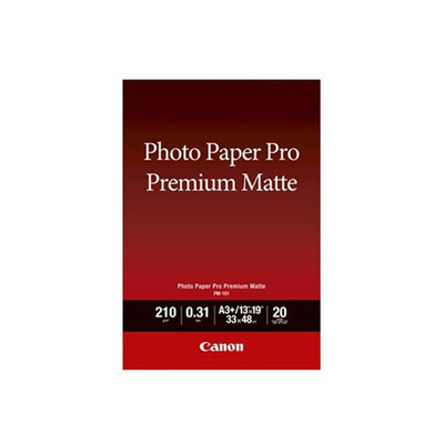 Canon Φωτογραφικό Χαρτί Premium Matte A3+ 210 g/m²20 φύλλα (8657B007) (CAN-PM101-A3PLUS)