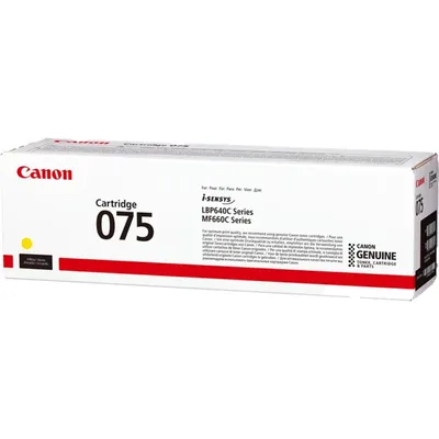 Canon LBP CRG075 Toner Yellow (6362C002) (CAN-075Y)