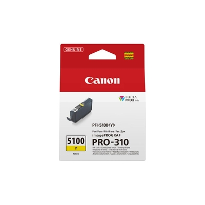 Canon Μελάνι Inkjet PFI-5100 Yellow (6955C001) (CANPFI-5100Y) *