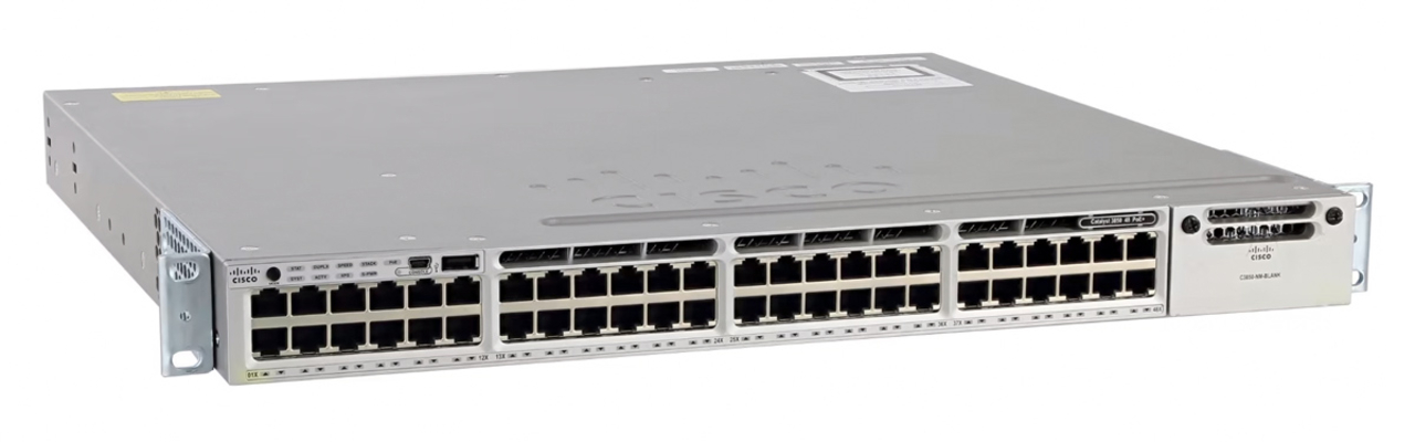 CISCO used Switch Catalyst WS-C3850-48P-L, 48x 10/100/1000 POE+