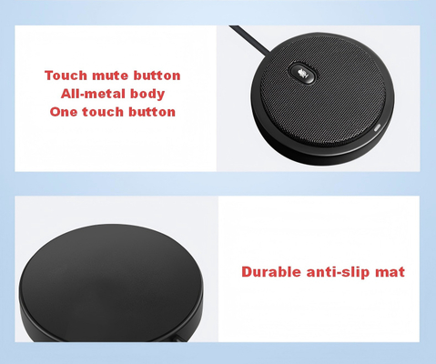 CMTECK επιτραπέζιο μικρόφωνο UM02, omnidirectional, USB, μαύρο