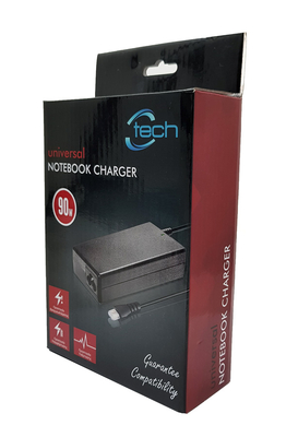 CTECH φορτιστής laptop CP-0001, Universal, 90W, χωρίς βύσματα