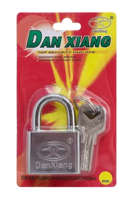 DAN XIANG λουκέτο πέταλο με κλειδί ασφαλείας CTL-0035, 60mm, μεταλλικό