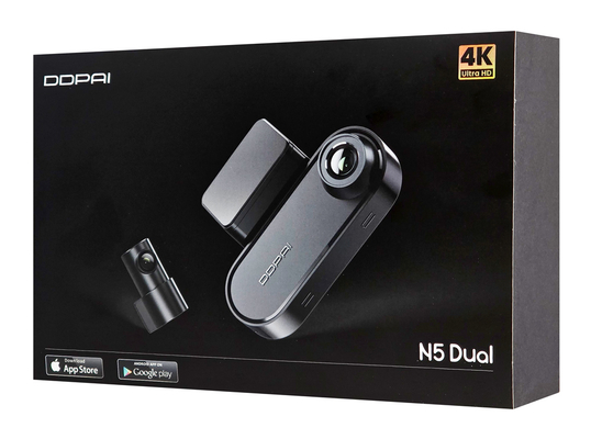 DDPAI smart σετ καμερών αυτοκινήτου N5 Dual, 4K/1080p, WiFi/Bluetooth, GPS