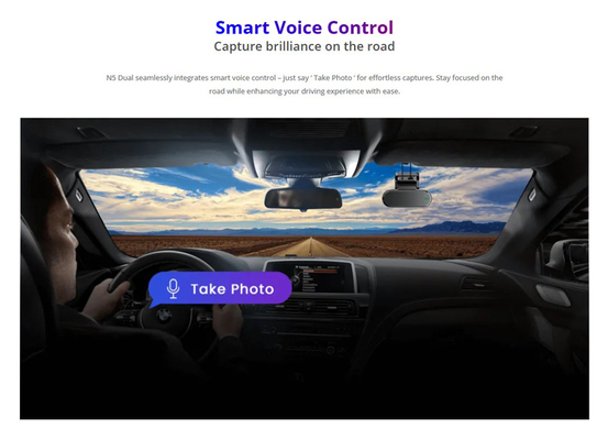 DDPAI smart σετ καμερών αυτοκινήτου N5 Dual, 4K/1080p, WiFi/Bluetooth, GPS