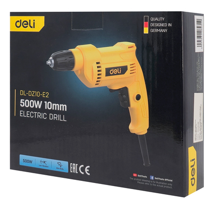 DELI ηλεκτρικό δράπανο DL-DZ10-E2, 500W, UK plug