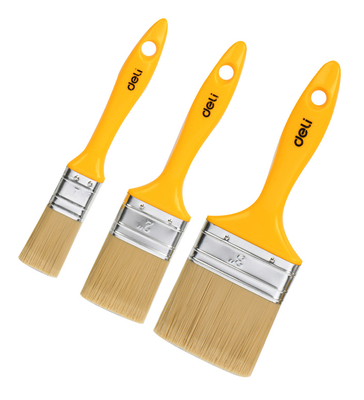 DELI σετ πινέλα βαφής DL509157 με συνθετικές τρίχες, πλαστική λαβή, 25/50/75mm, 3τμχ