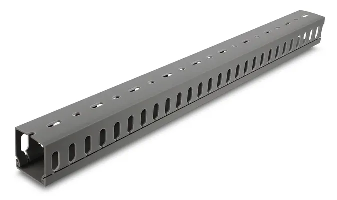 DELOCK cable management 22029, πλαστικό, 40x40mm, 1m, γκρι