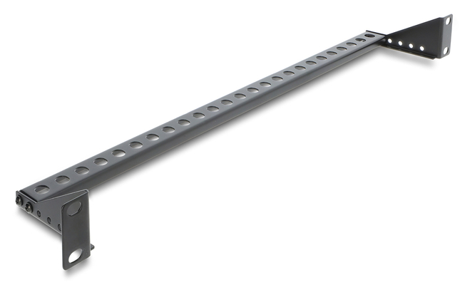 DELOCK cable management panel 91068 για rack 19", 1U, βάθος 40-90mm, μεταλλικό, μαύρο
