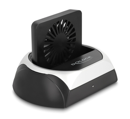 DELOCK docking station για M.2 NVMe/SATA ή 2.5"/3.5" SSD/HDD 64280, 10Gbps, μαύρο