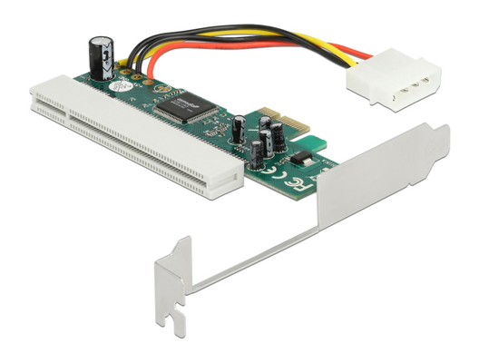 DELOCK κάρτα επέκτασης PCI Express σε PCI 32 Bit 5V 90062, Asmedia chip
