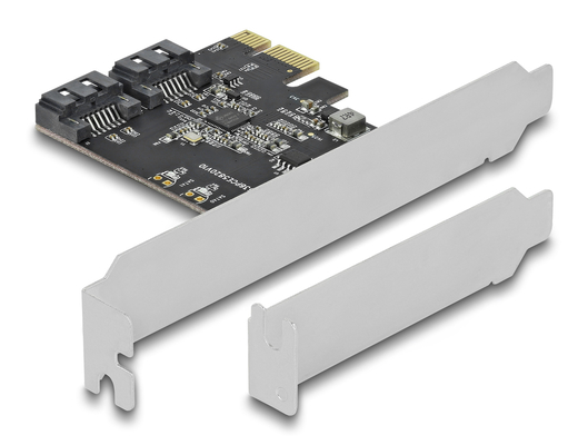 DELOCK κάρτα επέκτασης PCIe σε 2x SATA 90431, 6Gb/s