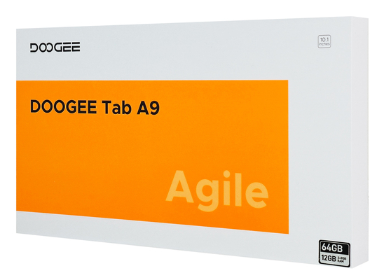 DOOGEE tablet Tab A9, 10.1", 3/64GB, Android 15, 6580mAh, μαύρο