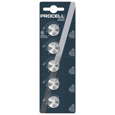 Duracell Procell CR2025 lithium batteries (DUR20200)