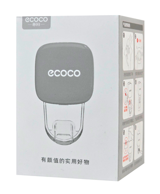 ECOCO διανεμητής οδοντόκρεμας E24024, 5.5x5.5x9.1cm, γκρι
