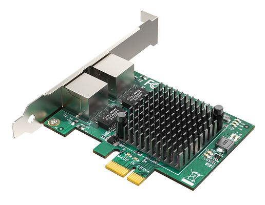 EDUP κάρτα επέκτασης δικτύου PCIe σε 2x RJ45 EP-9613, 1000Mbps