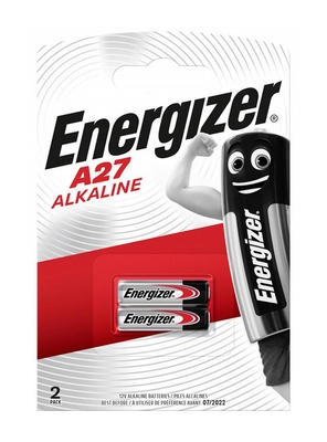 ENERGIZER αλκαλικές μπαταρίες A27, 12V, 2τμχ