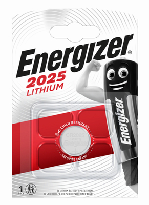 Buttoncell Lithium Energizer CR2025 Τεμ. 1