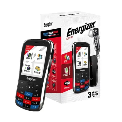 Energizer E284S 64MB/128GB Dual Sim 2000mAh 4G 2.8" Μαύρο με Φορτιστή