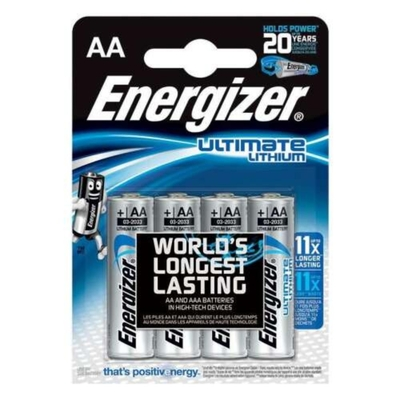 Energizer L91 Ultimate Lithium R6 AA photo Lithium battery (ENE3539)
