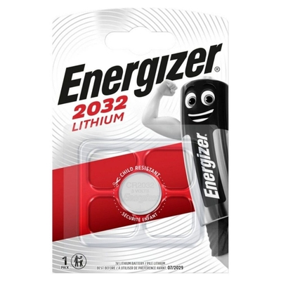 Energizer Μπαταρία Λιθίου Ρολογιών CR2032 3V 1τμχ (9281901) (ENE9281901)